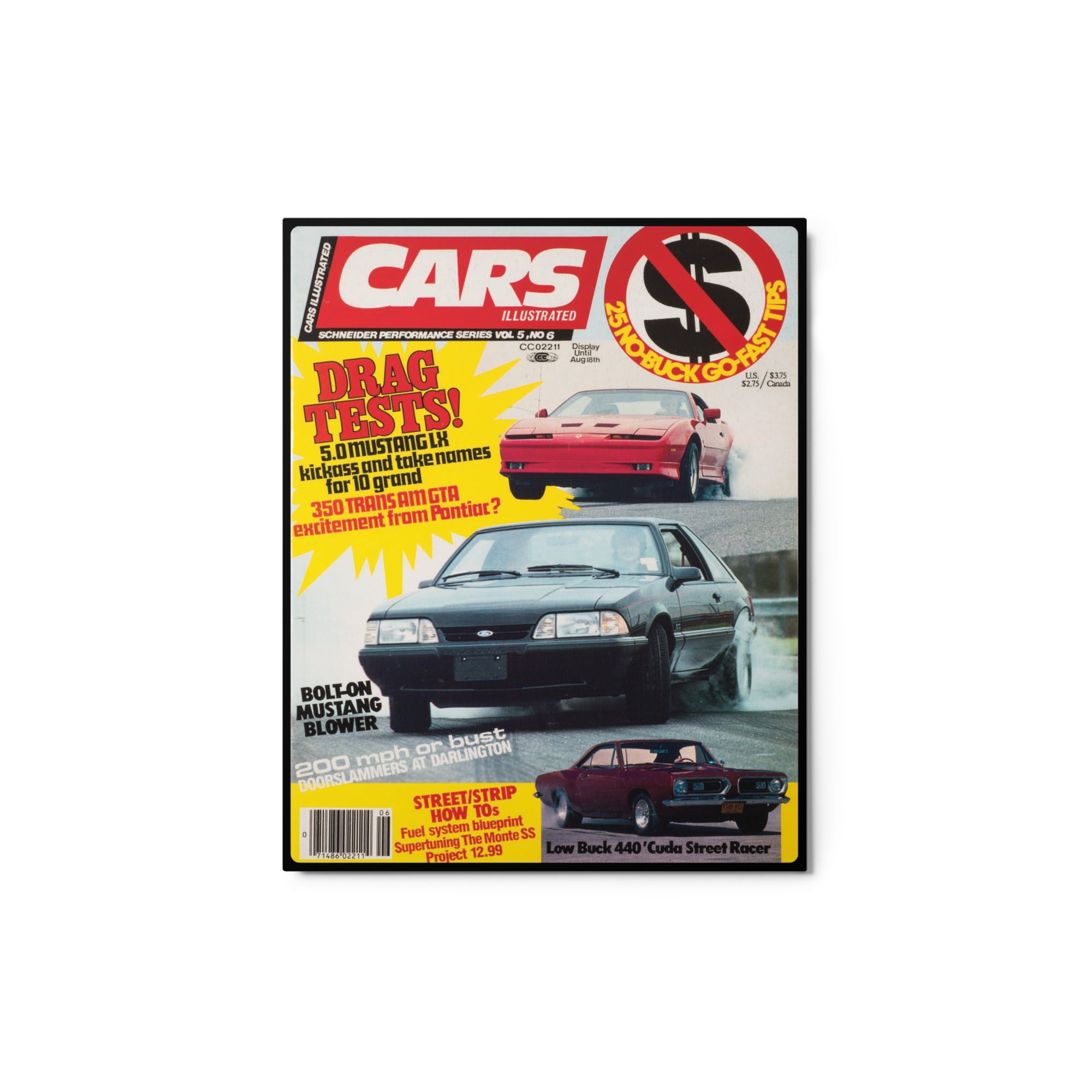 Cars Illustrated - Vol 5, No 6 8x10 Metal Print Cover Art